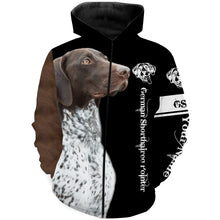 Load image into Gallery viewer, German Shorthaired Pointer Custom Name 3D All Over Printed Shirts, Hoodie, T-shirt GSP Dog Gifts for Dog Lovers FSD2703