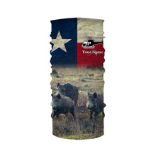 Load image into Gallery viewer, Helicopter Hog Hunting Texas Flag Custom Name 3D All over printed Shirts, Personalized Hunting Gifts FSD3067