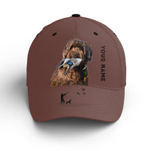 Load image into Gallery viewer, Waterfowl Duck Hunting custom name Hat for Men with many Duck dog breeds to choose FSD4006