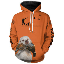 Load image into Gallery viewer, Clumber Spaniel Dog Pheasant Hunting customized Name Shirts for Pheasant Hunters FSD3923