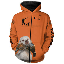 Load image into Gallery viewer, Clumber Spaniel Dog Pheasant Hunting customized Name Shirts for Pheasant Hunters FSD3923