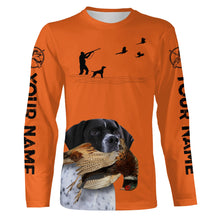 Load image into Gallery viewer, English pointer Dog Pheasant Hunting customized Name Shirts for Pheasant Hunters FSD3924