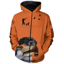 Load image into Gallery viewer, English pointer Dog Pheasant Hunting customized Name Shirts for Pheasant Hunters FSD3924