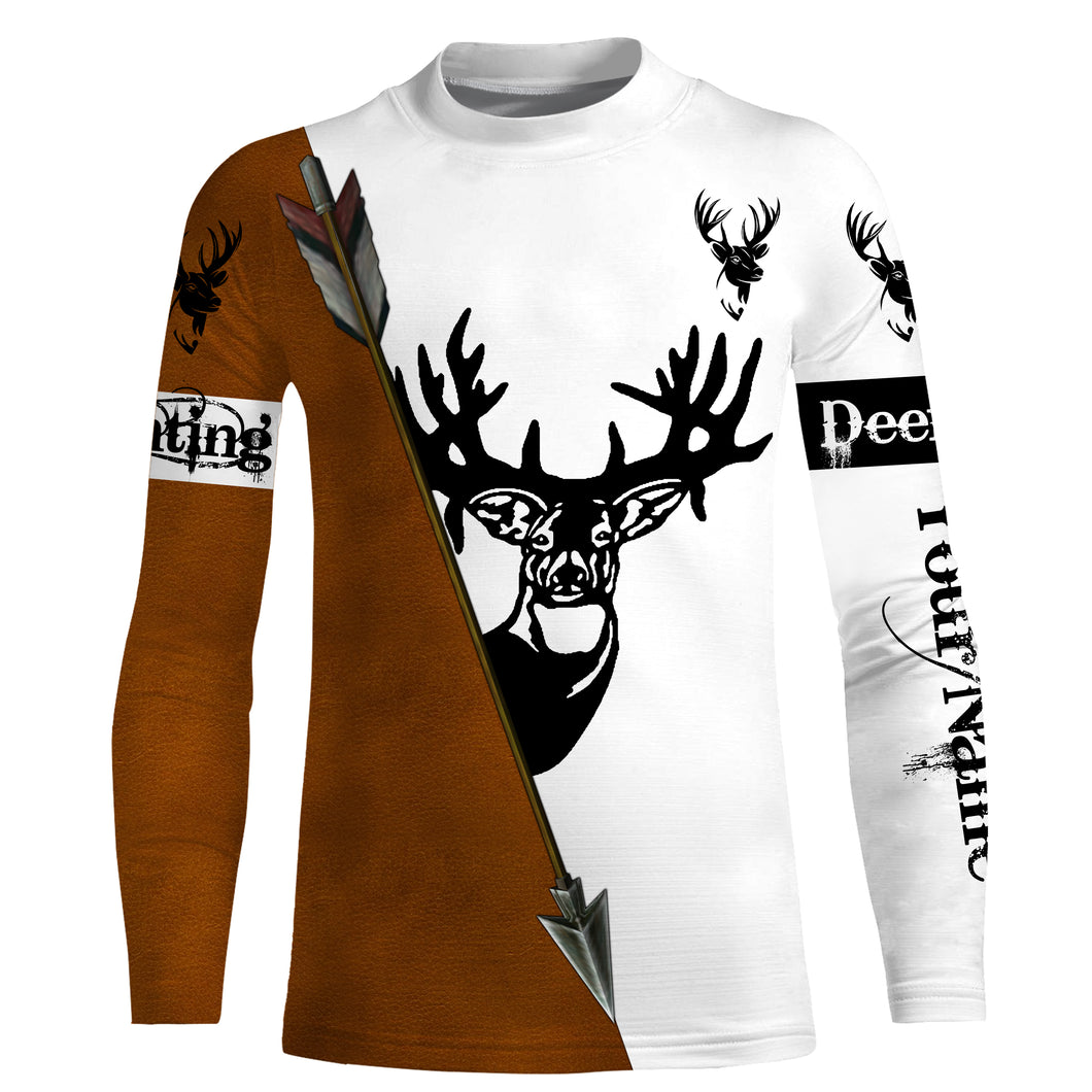 Bow hunting Deer Custom hunting shirts for Men, Women and Kid, Personalized gifts for Deer hunters FSD3270