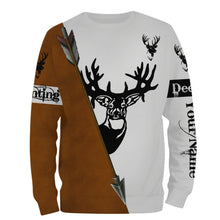 Load image into Gallery viewer, Bow hunting Deer Custom hunting shirts for Men, Women and Kid, Personalized gifts for Deer hunters FSD3270