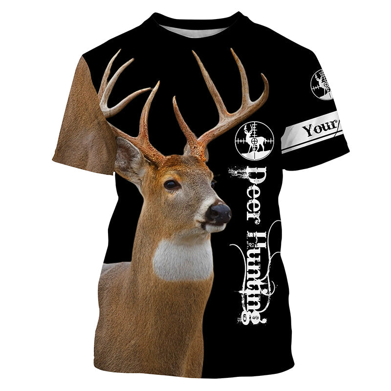 Deer Buck 3D All Over Printed Shirts, Hoodie - Personalized Deer hunting Gifts for Men, Women and Kid FSD3636