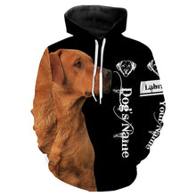 Load image into Gallery viewer, Labrador Retriever Customize Name 3D All Over Printed Hoodie | Retriever Dog Gifts for Labs Lovers FSD3637