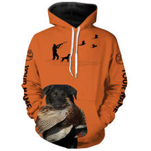 Load image into Gallery viewer, Best Pheasant Hunting Dogs Orange Hoodie, Personalized Shirts for Upland Hunters 3901FSD