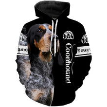 Load image into Gallery viewer, Coonhound 3D All Over Printed Shirts, Hoodie, T-shirt, Tank top Coonhound Dog Personalized Gifts for hound Lovers FSD2150