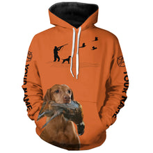 Load image into Gallery viewer, Best Pheasant Hunting Dogs Orange Hoodie, Personalized Shirts for Upland Hunters 3901FSD