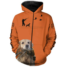 Load image into Gallery viewer, Golden Retriever Dog Pheasant Hunting Custom name Orange Shirts for Upland hunters FSD3952