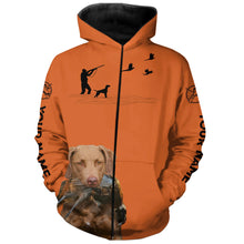 Load image into Gallery viewer, Chesapeake Bay Retriever Dog Pheasant Hunting Custom name Orange Shirts for Upland hunters FSD3954