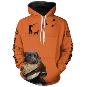 Best Pheasant Hunting Dogs Orange Hoodie, Personalized Shirts for Upland Hunters 3901FSD