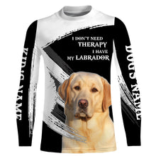 Load image into Gallery viewer, Yellow Labrador Custom Name Full print Shirts, Funny Dog saying shirts, Personalized Gift FSD3117