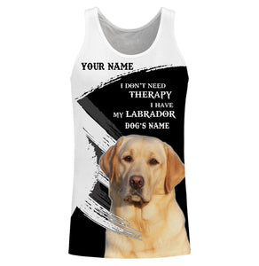 Yellow Labrador Custom Name Full print Shirts, Funny Dog saying shirts, Personalized Gift FSD3117