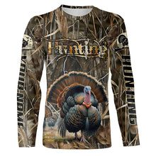 Load image into Gallery viewer, Personalized Turkey Hunting Clothes, Wild Turkey Hunting Camo Shirts for Men Women FSD4416