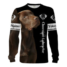 Load image into Gallery viewer, Chocolate Lab 3D All Over Printed Shirts, Hoodie, T-shirt Labrador Retriver Dog Gifts for Lab Lovers FSD2016