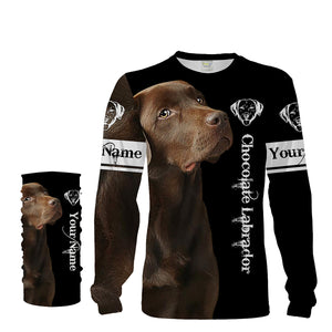 Chocolate Lab 3D All Over Printed Shirts, Hoodie, T-shirt Labrador Retriver Dog Gifts for Lab Lovers FSD2016