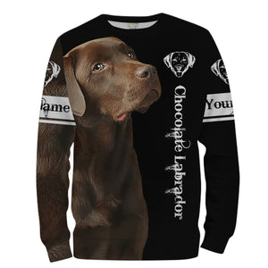 Chocolate Lab 3D All Over Printed Shirts, Hoodie, T-shirt Labrador Retriver Dog Gifts for Lab Lovers FSD2016