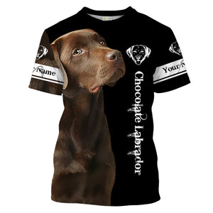 Chocolate Lab 3D All Over Printed Shirts, Hoodie, T-shirt Labrador Retriver Dog Gifts for Lab Lovers FSD2016