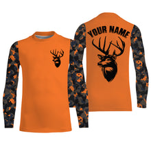 Load image into Gallery viewer, Deer hunting Custom Name Full Printing Orange Shirts, Personalized hunting Shirt for Men, Women - FSD3131