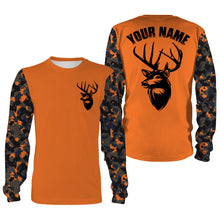 Load image into Gallery viewer, Deer hunting Custom Name Full Printing Orange Shirts, Personalized hunting Shirt for Men, Women - FSD3131