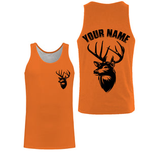 Deer hunting Custom Name Full Printing Orange Shirts, Personalized hunting Shirt for Men, Women - FSD3131