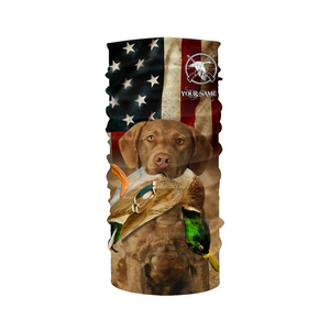 Best Duck Hunting Dog Chesapeake Bay Retriever American flag 3D All over printed Shirts FSD3863