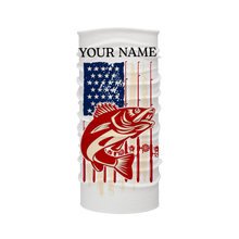 Load image into Gallery viewer, Personalized Walleye Fishing Jerseys American Flag, Walleye Fisherman Performance Fishing UV Protection Shirts - FSD2516