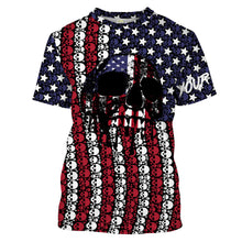 Load image into Gallery viewer, American Flag Skull patriotic 3D All over printed Shirts - Personalized Gifts Skull lovers FSD2167