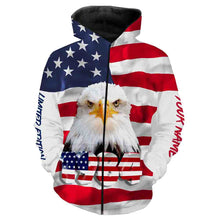 Load image into Gallery viewer, Birthday Shirts 4th July US Flag Customize name and year All over printed shirts - personalized gift - TATS145