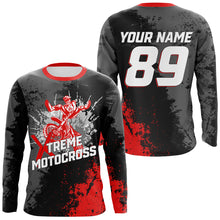 Load image into Gallery viewer, Xtreme Motocross Jersey UPF30+ Custom Dirt Bike Racing Shirt Youth Men Women Off-road Motorcycle NMS1433