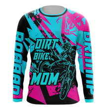 Load image into Gallery viewer, Dirt Bike Mom Personalized Jersey UPF30+ Motocross Mom Racing Shirt Mother&#39;s Day Gift NMS1377