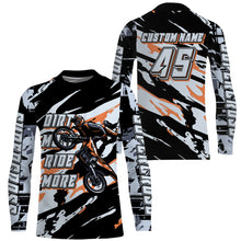 Load image into Gallery viewer, Supercross Custom Jersey UPF30+ Dirt More Ride More Men Women Kid Dirt Bike SX Racing Shirt NMS1366