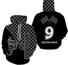 Load image into Gallery viewer, Personalized Motocross Jersey Racing Flag Riding Shirt Off-road Dirt Bike Motorcycle Lovers| NMS506
