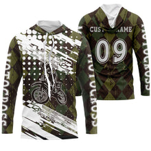 Load image into Gallery viewer, Personalized Motocross Jersey UPF30+ Kid&amp;Adult Custom Dirt Bike Racing Shirt Off-road Motorcycle| NMS614