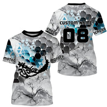 Load image into Gallery viewer, Personalized Motocross Jersey UPF30+ Adult&amp;Kid MX Shirt Dirt Bike Riders Off-road Motorcycle Racing| NMS670
