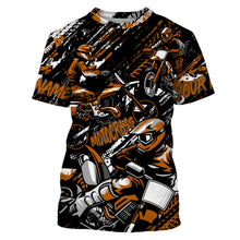 Load image into Gallery viewer, Motocross Racing Personalized Jersey Hoodie T-shirt, Dirt Bike Motorcycle Off-road Riders Biker Shirt| NMS323