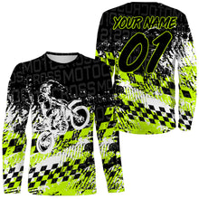 Load image into Gallery viewer, Personalized Motocross Jersey Custom Number Tire Track Motorcycle Shirt Off-Road Dirt Bike Racing| NMS550