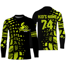 Load image into Gallery viewer, Kid&amp;adult custom Motocross jersey UPF30+ MX Racing for Life dirt bike motorcycle off-road racewear| NMS934