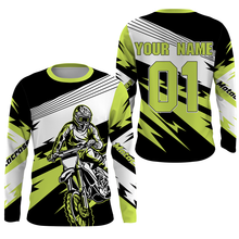 Load image into Gallery viewer, Custom Motocross Jersey UPF30+ Dirt Bike MX Racing Shirt Adult&amp;Kid Off-Road Motorcycle Riders| NMS774