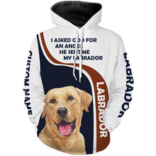 Load image into Gallery viewer, Labrador Dog 3D Full Print Hoodie Long Sleeve| Unisex Labrador Shirt for Lab Owner Lab Dad Lab Mom| JTSD343