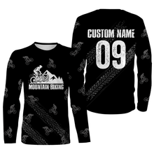 Load image into Gallery viewer, Mountain Biking Jersey Long Sleeve Hoodie, Custom MTB Shirt Cycling Biking Shirt for Cyclist Bike Rider JTS423