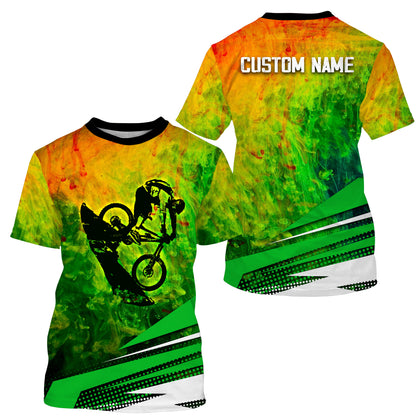 Mountain Biking Personalized Jersey - MTB Jersey Biking Cycling Jersey for Biker, Bike Riders, Cyclist JTS412