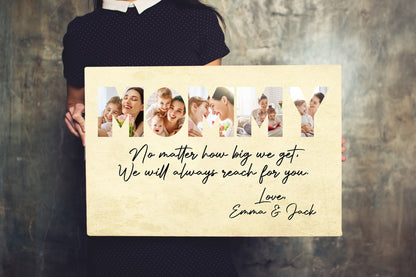 Personalized Canvas - Mommy Custom Picture Canvas Wall Art| Gift for Mom T129