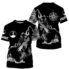 Load image into Gallery viewer, Customization Mountain Long Sleeve Hiking Shirts Custom Name 3D UV Protection UPF 30+| SP32