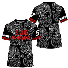 Load image into Gallery viewer, Personalized Skull BMX jersey adult kid bike shirts UPF30+ extreme racewear Cycling bicycle clothes| SLC41