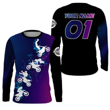 Load image into Gallery viewer, Adult&amp;Youth MX Jersey UPF30+ Custom Dirt Bike Shirt Freestyle Motocross Off-Road Long Sleeve PDT513