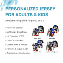 Load image into Gallery viewer, Custom Motocross racing jersey UV protective kid&amp;adult MX dirt bike motorcycle off-road racewear| NMS933