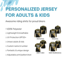 Load image into Gallery viewer, Extreme Motocross jersey custom UPF30+ men women kid dirt bike handle bar motorcycle riding shirt NMS993